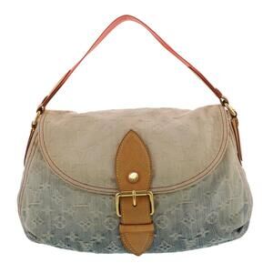 Louis Vuitton Monogram Denim Sunray Shoulder Bag Gradient Handbag B